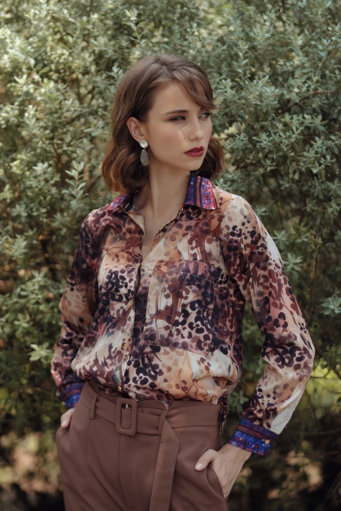 Women printed blouse