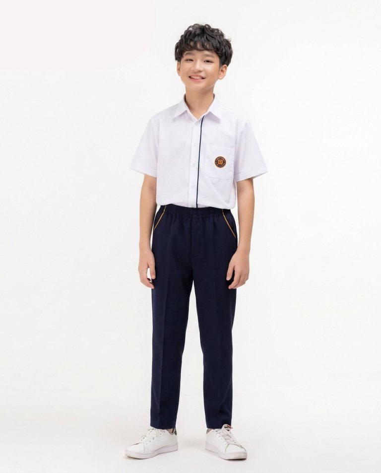 Boy school uniform with long trousers