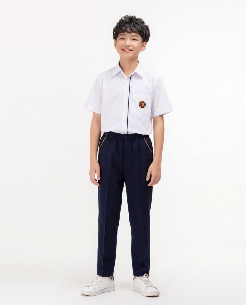 Boy school uniform with long trousers